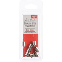 Picture of John Bead Stainless Steel End Cap, Pack of 8 - 10x6.5mm