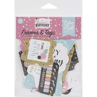 Picture of Echo Magical Birthday Girl Ephemera Frames & Tags, Pack of 33