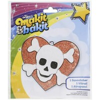 Picture of Colorbok Makit & Bakit Suncatcher Kit, Skull Heart