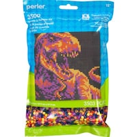 Picture of Perler Pattern Bag, Dinosaur, Multicolor