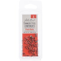 Picture of John Bead Stainless Steel Pinch Bail, 6mm, Pack of 30