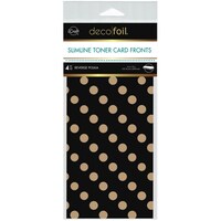 Picture of iCraft Deco Foil Reverse Polka Toner Sheets, 4x9inch, Pack of 4