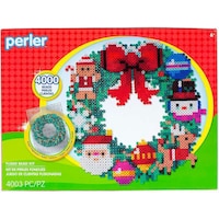 Perler Deluxe Box Kit Wreath, Multicolor