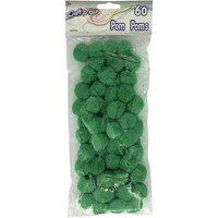 Picture of Craft For Kids Pom Poms, 25mm, Pack of 60