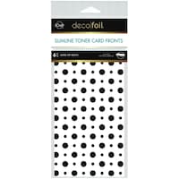 Picture of iCraft TDeco Foil Lots Of Dots Toner Sheets, 4x9inch, Pack of 6