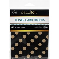 Picture of iCraft Deco Foil Reverse Polka Toner Sheets, 4.25x5.5inch, Pack of 6