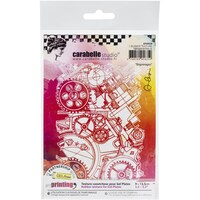 Picture of Carabelle Studio Art Printing Rubber Texture Plate, Gears By Alexi - A6