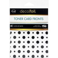 Picture of iCraft Deco Foil Lots Of Dots Toner Sheets, 4.25x5.5inch, Pack of 8