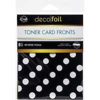 Picture of iCraft Therm O Web Deco Foil Reverse Polka Toner Sheets, 4.25x5.5inch