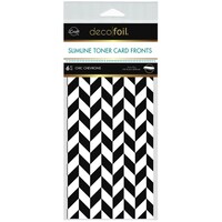 Picture of iCraft Deco Foil Chic Chevrons Toner Sheets, 4x9inch, Pack of 6