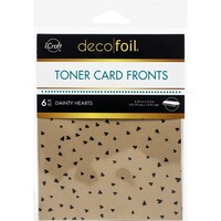 Picture of iCraft Deco Foil Dainty Hearts Toner Sheets, 4.25x5.5inch, Pack of 6