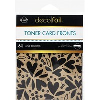 Picture of iCraft Deco Foil Love Blooms Toner Sheets, 4.25x5.5inch, Pack of 6