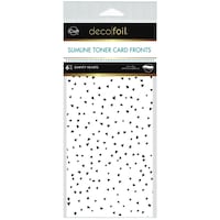 Picture of iCraft Deco Foil Dainty Hearts Toner Sheets, 4x9inch, Pack of 6