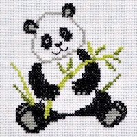 Picture of Bucilla Panda Mini Counted Cross Stitch Kit