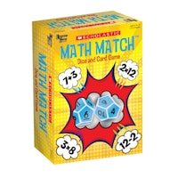 Picture of University Games Scholastic Math Match Dice and Card Game