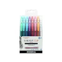 Picture of Zebra Sarasa Clip Gel Ink Pen, 5mm, Pack of 8