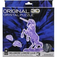 Picture of University Games 3D Licensed Crystal Puzzle, Unicorn