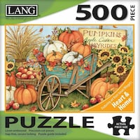 Picture of LANG Jigsaw Puzzle, Harvest Wheelbarrow, 500pcs