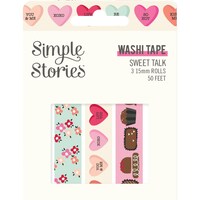 Picture of Simple Stories Sweet Talk Washi Tape, Pack of 3