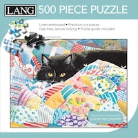 Picture of LANG Jigsaw Puzzle, Grandma's Quilt, 24x18inch, 500pcs
