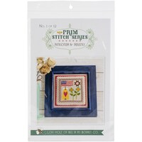 Picture of It's Sew Emma Cross Stitch Pattern - Prim Series Joy and Contentment