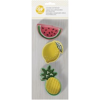 Picture of Wilton Metal Cookie Cutter Set Tropical Party, Pack of 3
