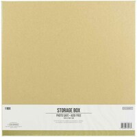 Picture of Colorbok Storage Box, Tan. 12X12 In