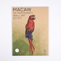 Picture of Papercraft World 3D Macaw Papercraft Wall Art
