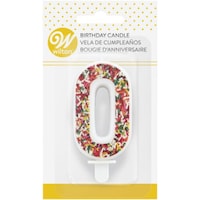 Picture of Wilton Trendy Numeral Birthday Candle, 0