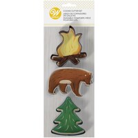 Picture of Wilton Metal Cookie Cutter Set, Camping Adventures - Pack of 3