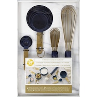 Picture of Wilton Kitchen Utensil Mix and Measure Set, Navy Blue - Pack of 10