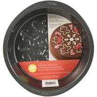 Picture of Wilton Embossed Round Pan, Christmas - 9inch