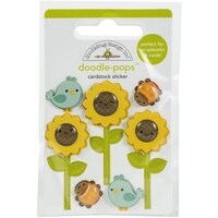 Picture of Doodlebug Design Doodle Pops Stickers - Sunflowers