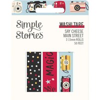 Picture of Simple Stories Say Cheese Main Street Washi Tape, Pack of 3