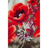 Picture of Vervaco Counted Cross Stitch Kit - Girl in Poppy Field