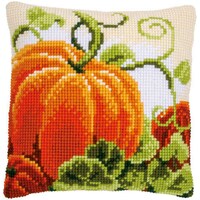Picture of Vervaco Counted Cross Stitch Cushion Kit - Pumpkins