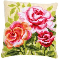 Picture of Vervaco Counted Cross Stitch Cushion Kit - Roses