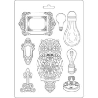Picture of Stamperia Intl Soft Maxi Mould, Owl & Memories, Sir Vagabond, 8.5x11.5inch