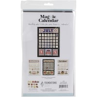 Picture of Foundations Décor Magnetic Calendar, July