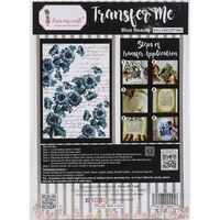 Picture of Dress My Craft Transfer Me Sheet, A4, Blue Beauty