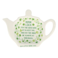 Picture of Dublin Gift Wacky Woollies Tea Bag Holder, White