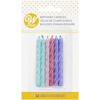 Picture of Wilton Birthday Candles, Muticolour - Pack of 12