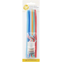 Picture of Wilton Tall Slender Curly Candle, Pack of 20