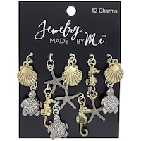 Jewelry Made By Me Charms - Sea Life, Pack of 12
