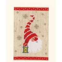 Picture of Vervaco Greeting Card Counted Cross Stitch - Christmas, Pack of 3