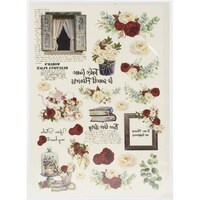Picture of Dress My Craft Transfer Me Sheet, A4, Romantic Roses