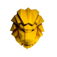 Picture of Papercraft World 3D Lion Head Papercraft Wall Art