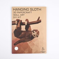 Picture of Papercraft World 3D Hanging Sloth Papercraft Wall Art
