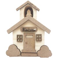 Picture of Foundations Decor Interchangeable O Wood Time For Class Schoolhouse Shape