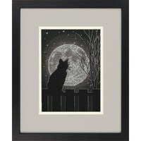 Picture of Dimensions Counted Cross Stitch Kit - Black Moon Cat